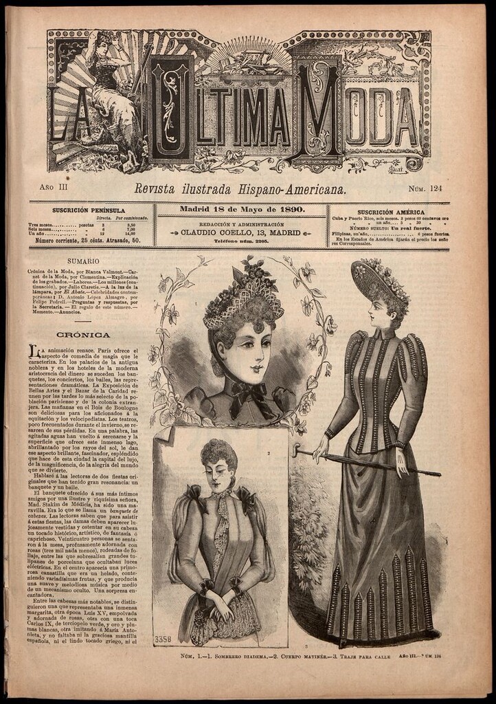 Miniatura de La Última moda: revista ilustrada hispano-americana, del 18 de mayo de 1890