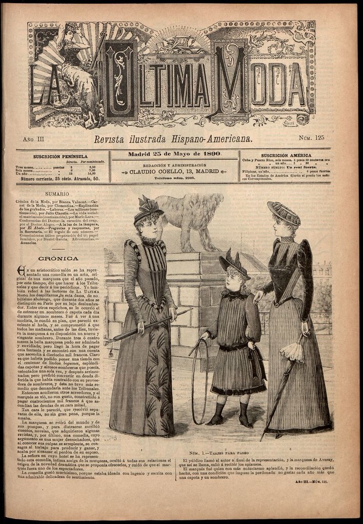 Miniatura de La Última moda: revista ilustrada hispano-americana, del 25 de mayo de 1890