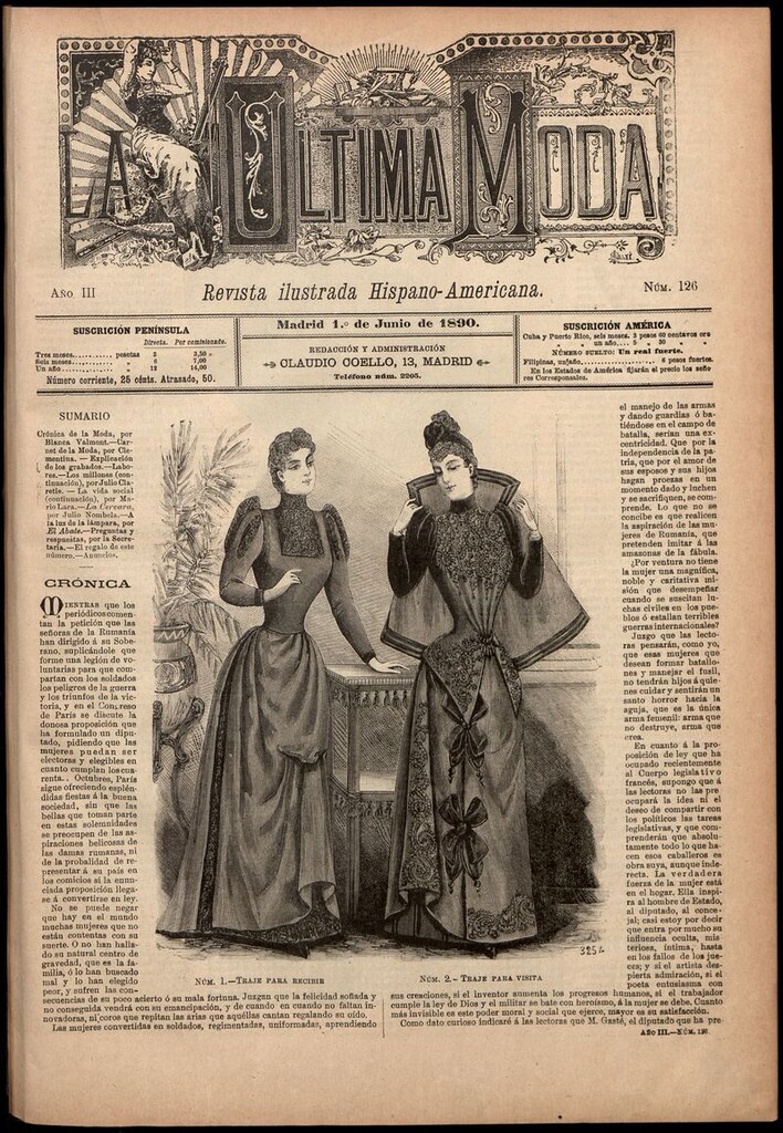 Miniatura de La Última moda: revista ilustrada hispano-americana, del 1 de junio de 1890