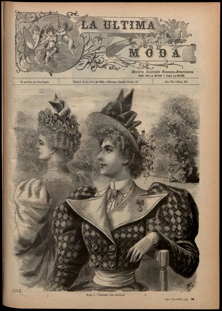 Miniatura de La Última moda: revista ilustrada hispano-americana, del 29 de julio de 1894