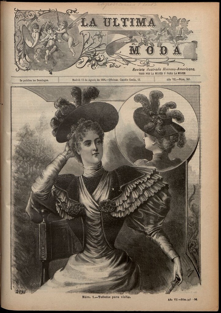 Miniatura de La Última moda: revista ilustrada hispano-americana, del 12 de agosto de 1894