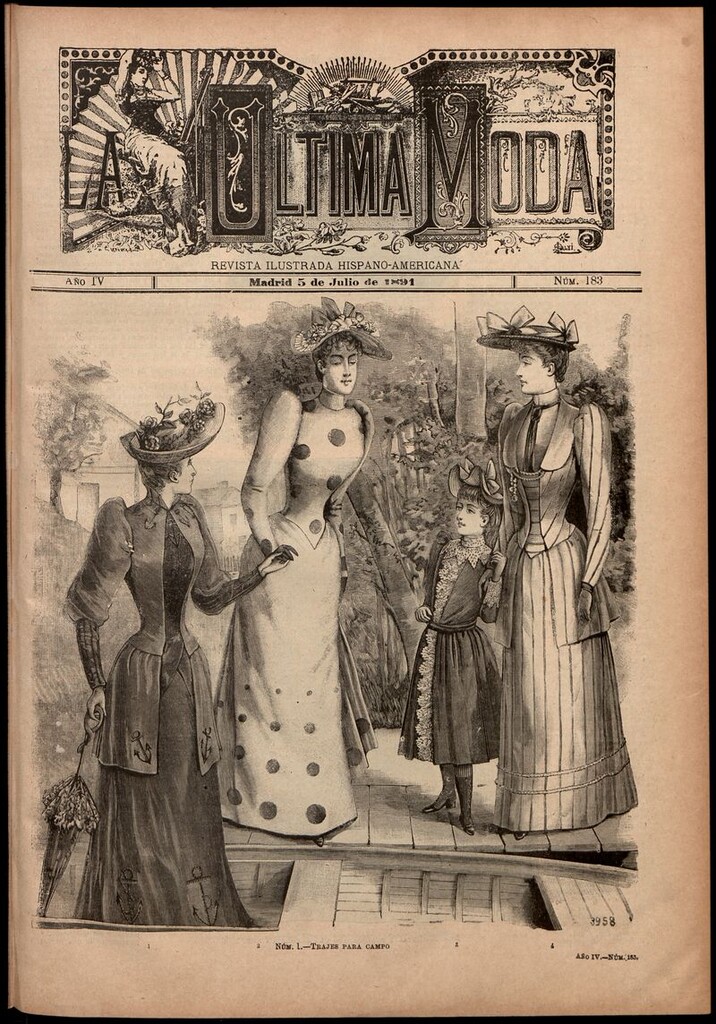 Miniatura de La Última moda: revista ilustrada hispano-americana, del 5 de julio de 1891