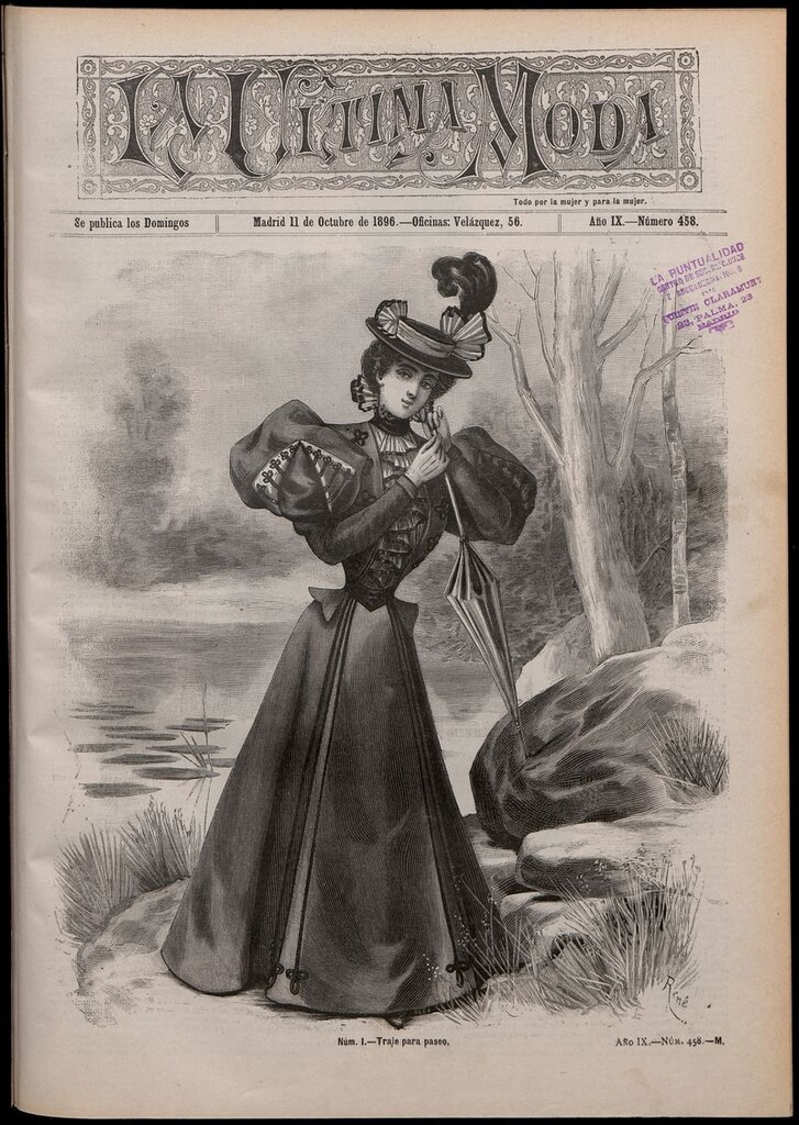 Miniatura de La Última moda: revista ilustrada hispano-americana, del 11 de octubre de 1896