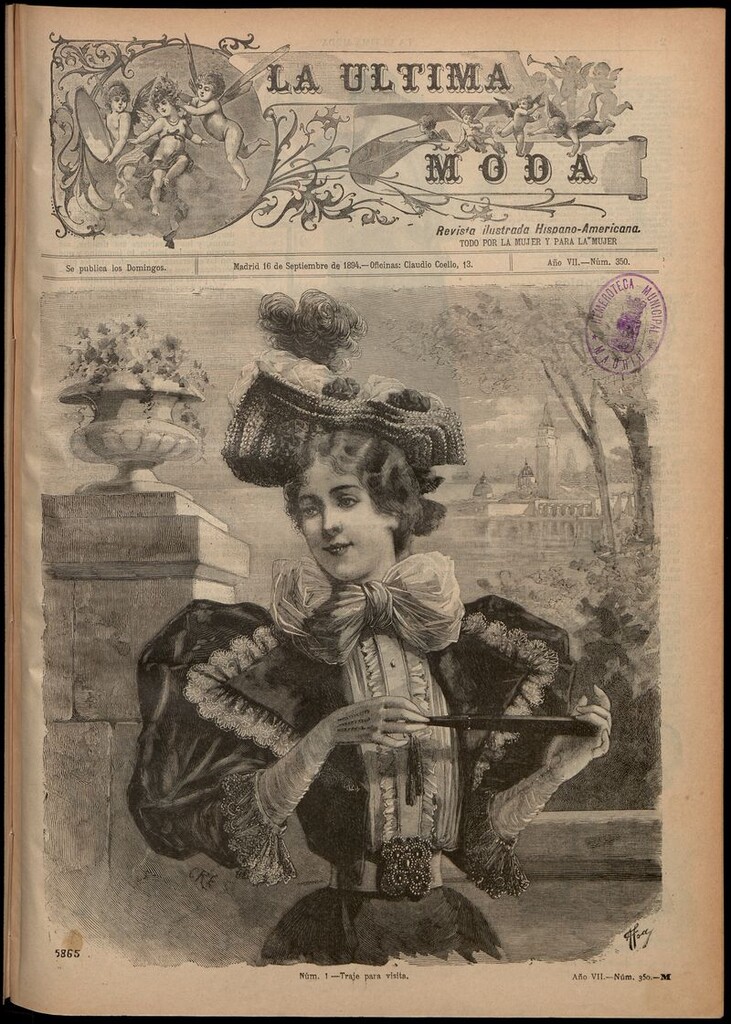 Miniatura de La Última moda: revista ilustrada hispano-americana, del 16 de septiembre de 1894