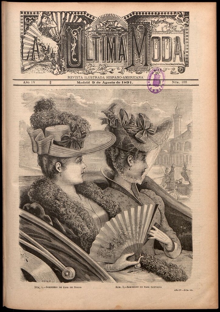 Miniatura de La Última moda: revista ilustrada hispano-americana, del 9 de agosto de 1891
