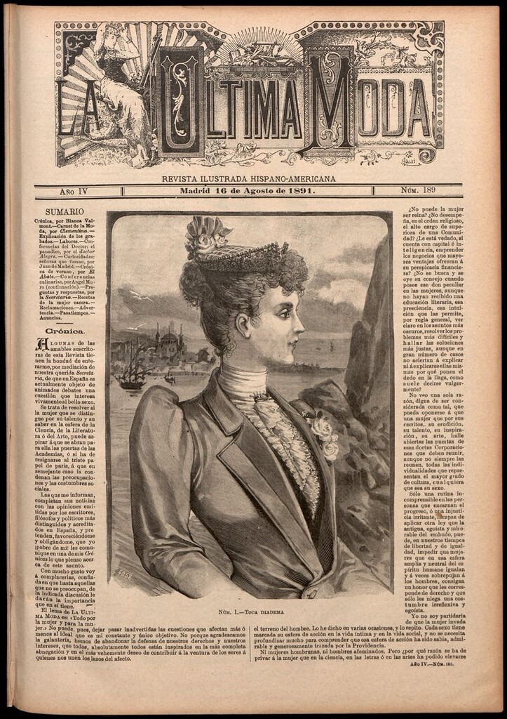 Miniatura de La Última moda: revista ilustrada hispano-americana, del 16 de agosto de 1891