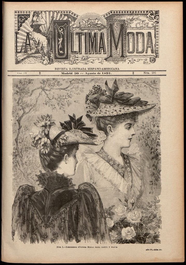 Miniatura de La Última moda: revista ilustrada hispano-americana, del 30 de agosto de 1891