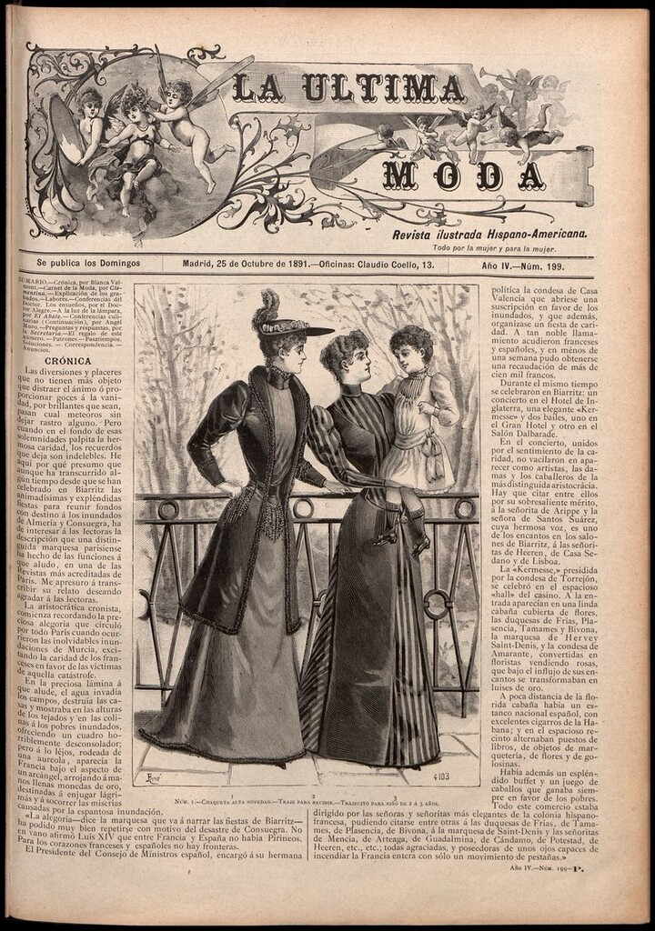 Miniatura de La Última moda: revista ilustrada hispano-americana, del 25 de octubre de 1891