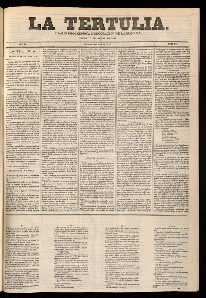 Miniatura de La Tertulia del 19 de junio de 1872