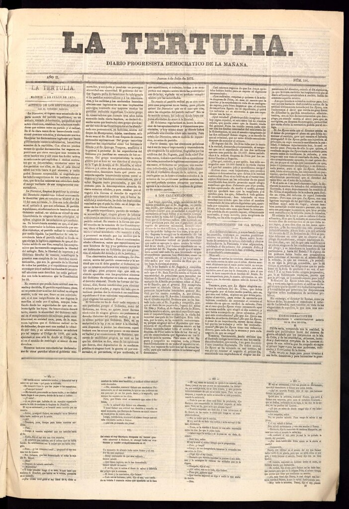 Miniatura de La Tertulia del 4 de julio de 1872