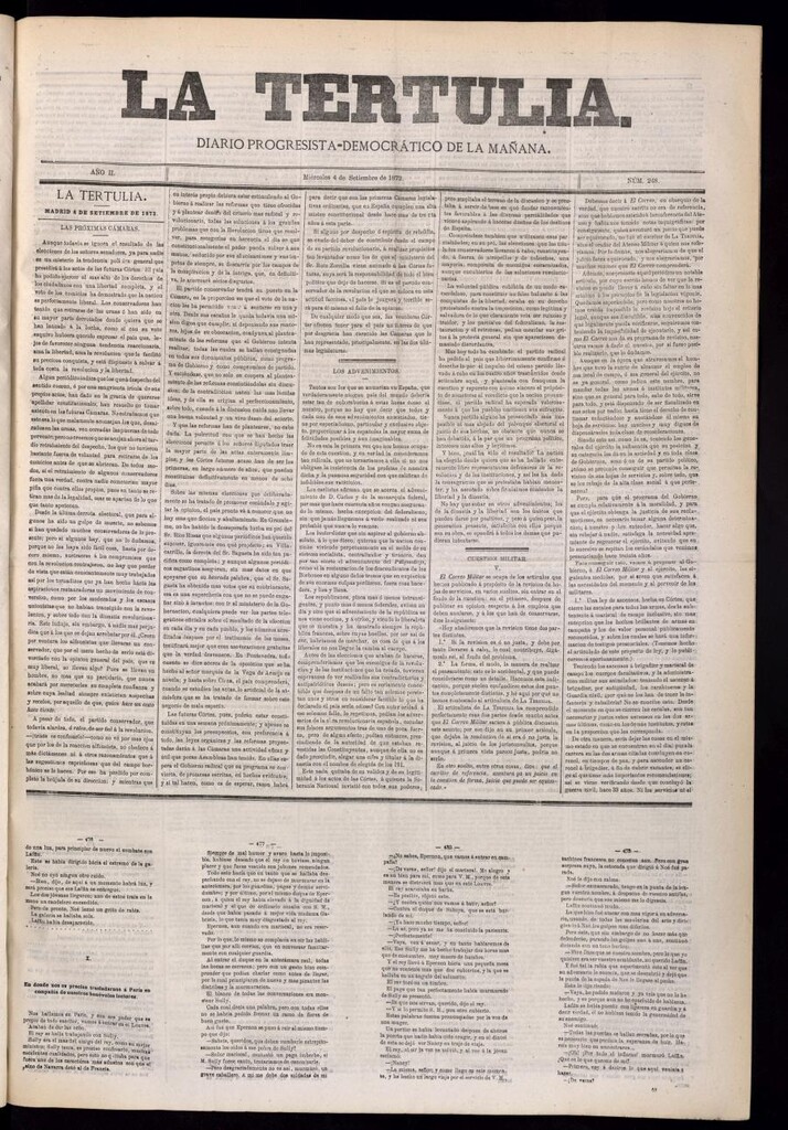Miniatura de La Tertulia del 4 de septiembre de 1872