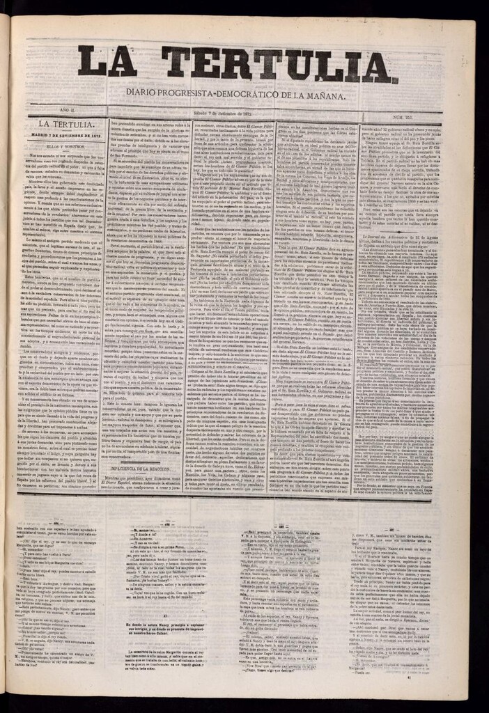 Miniatura de La Tertulia del 7 de septiembre de 1872