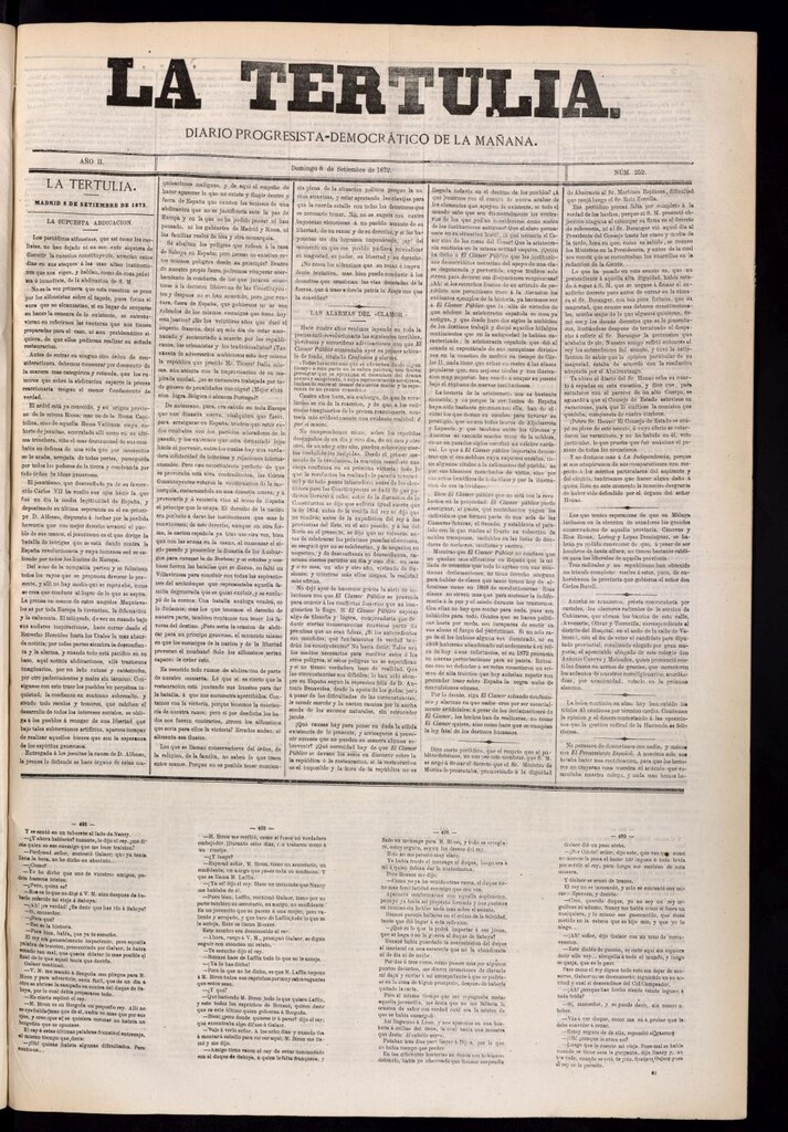Miniatura de La Tertulia del 8 de septiembre de 1872