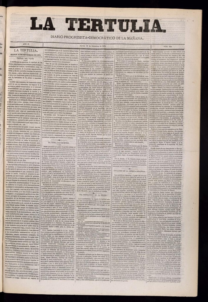 Miniatura de La Tertulia del 12 de septiembre de 1872