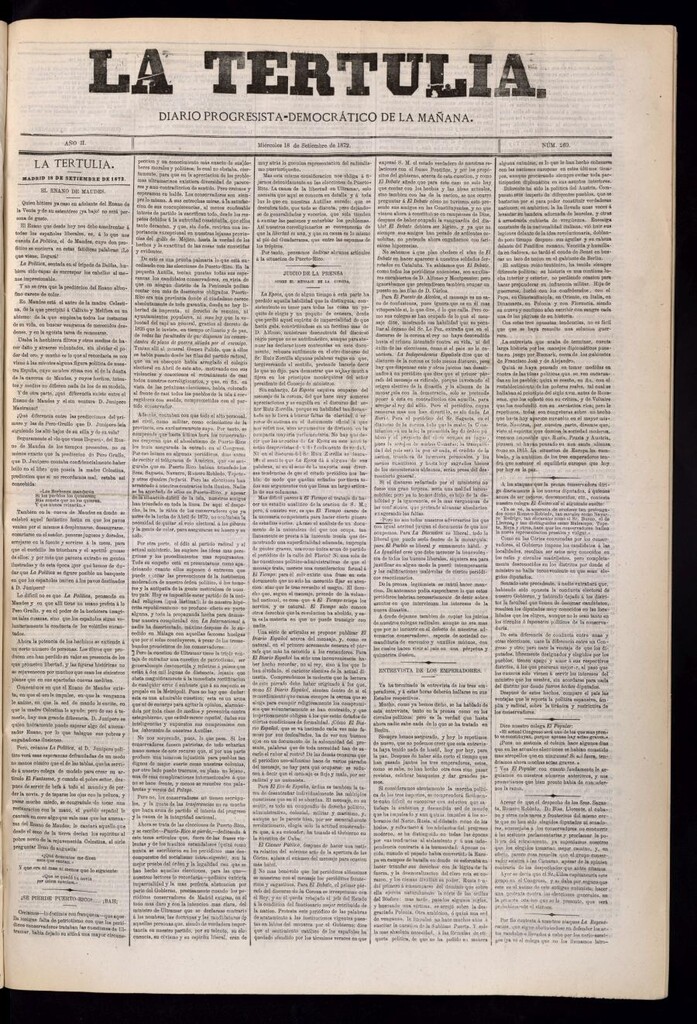 Miniatura de La Tertulia del 18 de septiembre de 1872