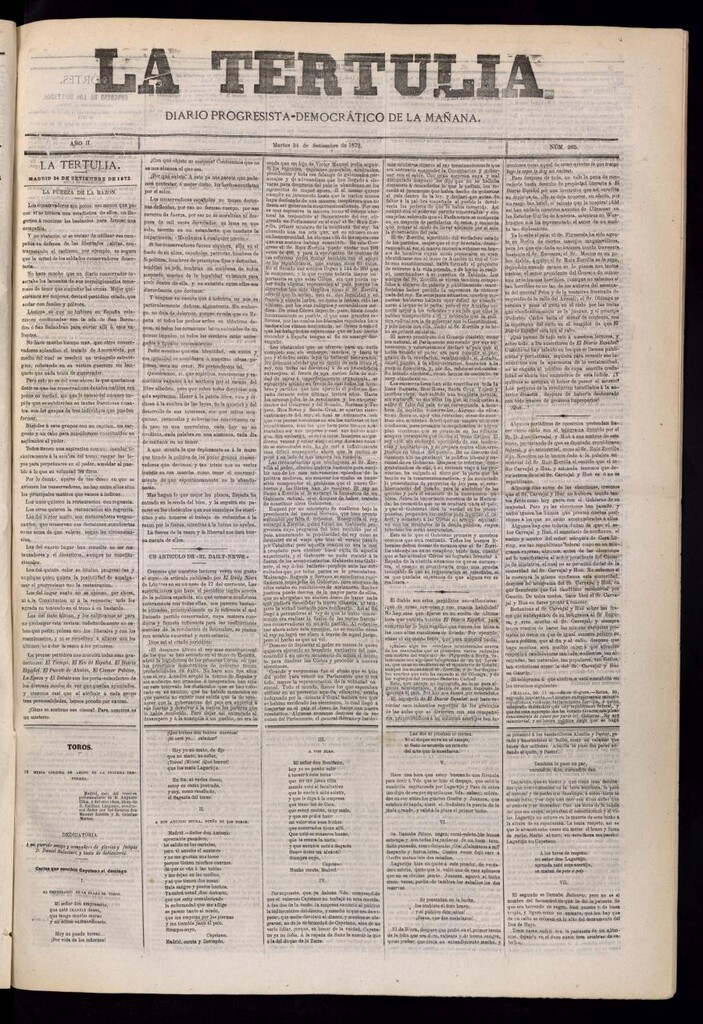 Miniatura de La Tertulia del 24 de septiembre de 1872
