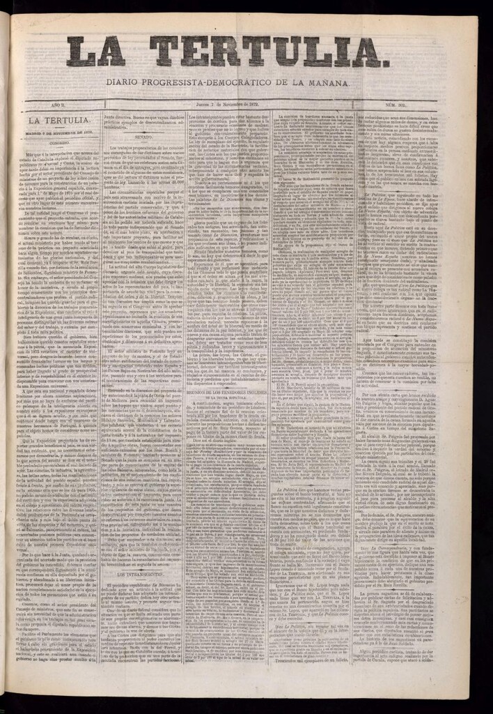 Miniatura de La Tertulia del 7 de noviembre de 1872
