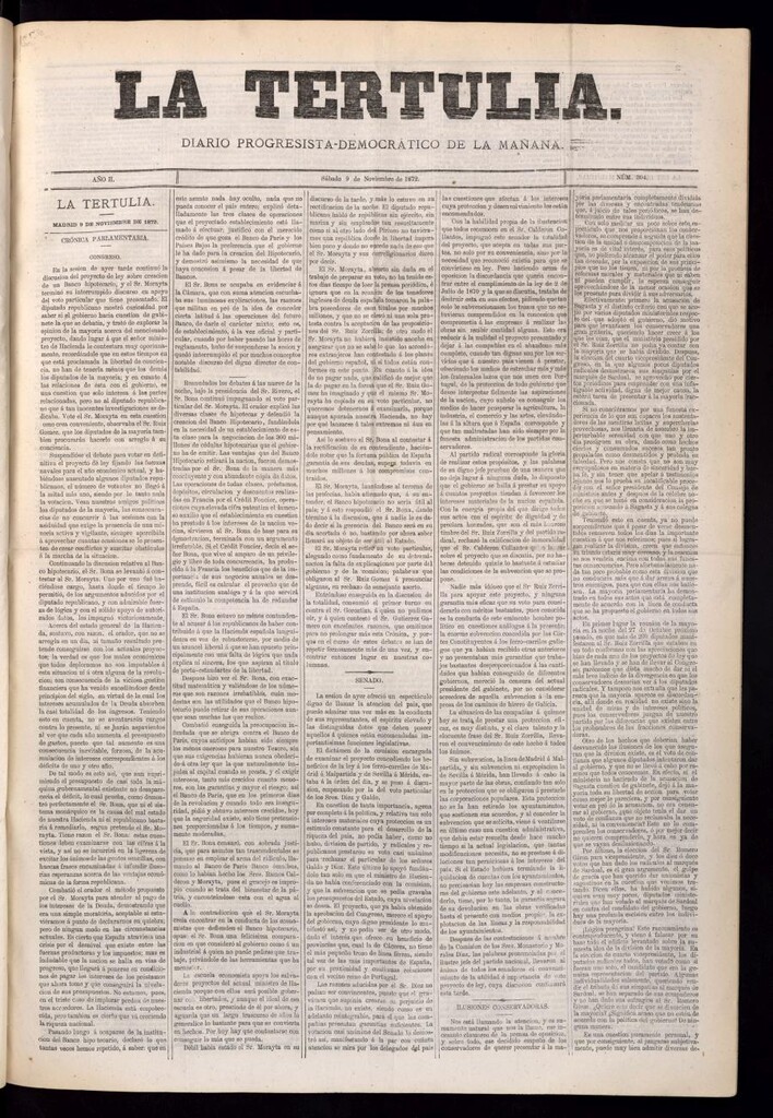 Miniatura de La Tertulia del 9 de noviembre de 1872