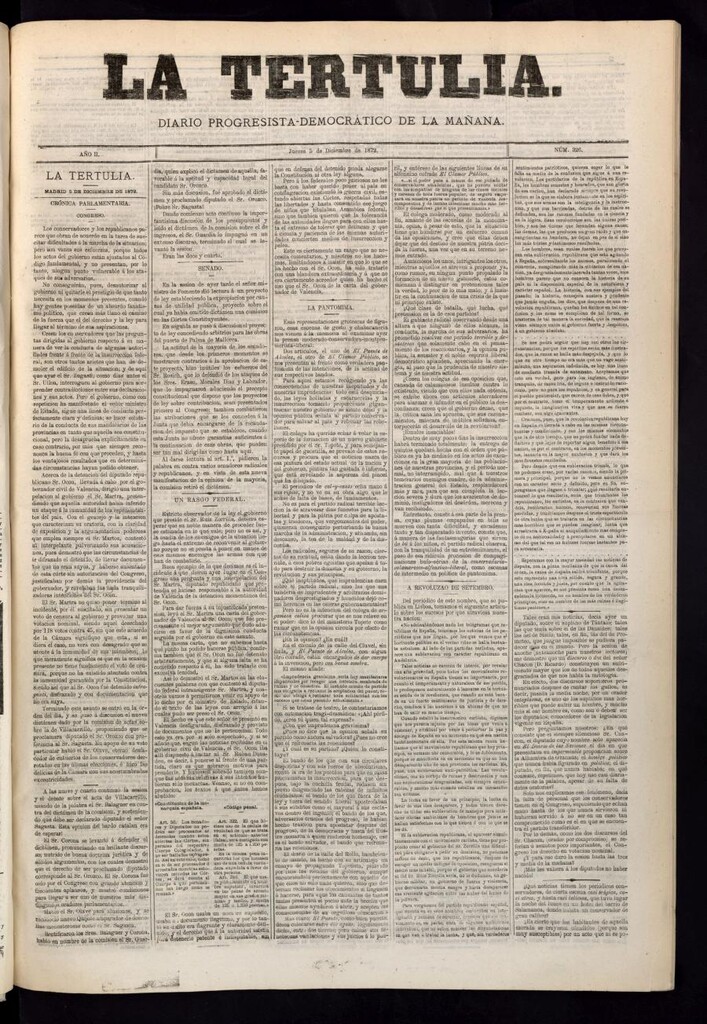 Miniatura de La Tertulia del 5 de diciembre de 1872