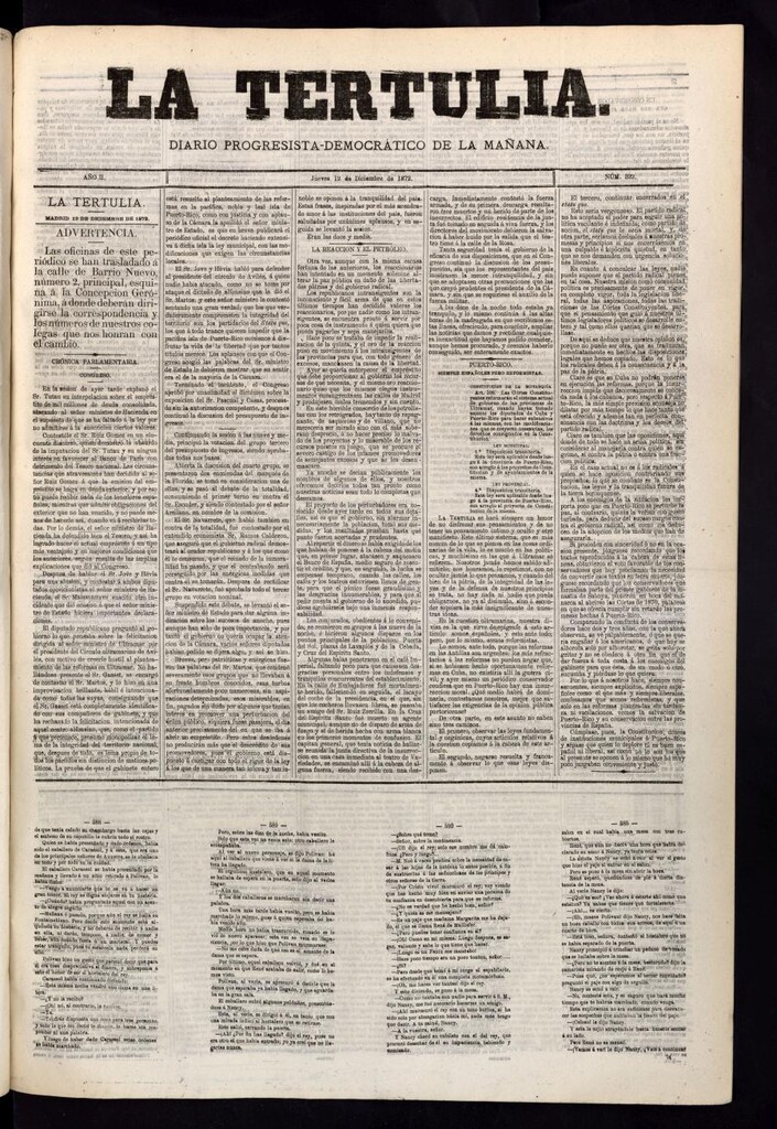 Miniatura de La Tertulia del 12 de diciembre de 1872