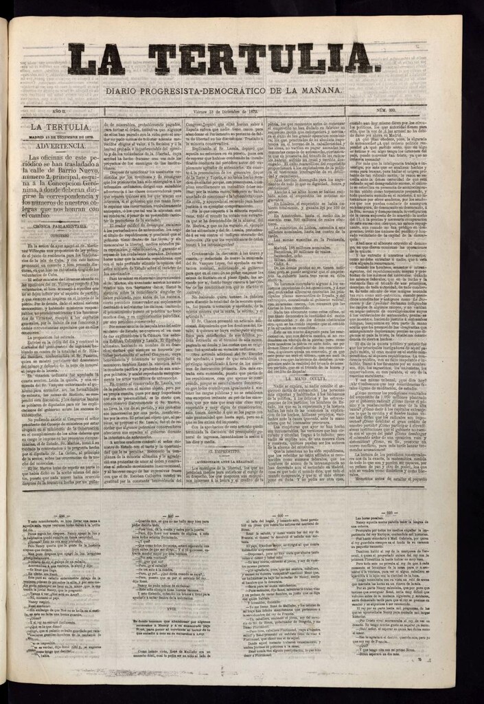 Miniatura de La Tertulia del 13 de diciembre de 1872