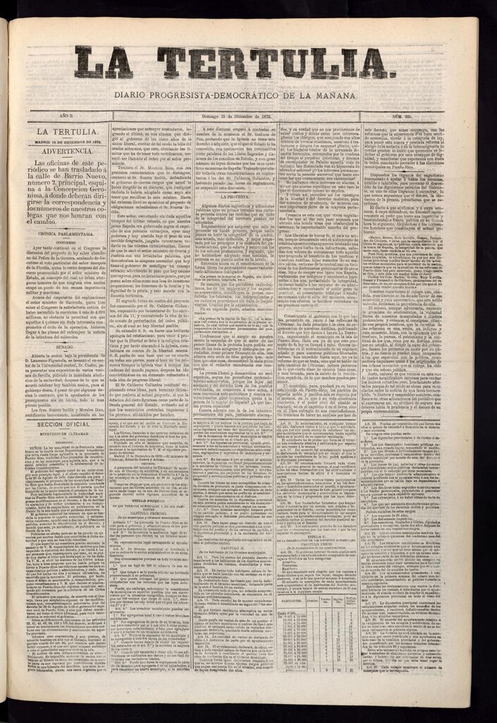 Miniatura de La Tertulia del 15 de diciembre de 1872