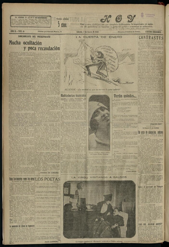 Miniatura de Hoy del 3 de enero de 1920