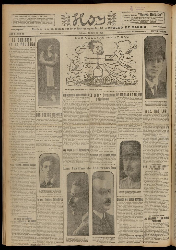 Miniatura de Hoy del 6 de marzo de 1920