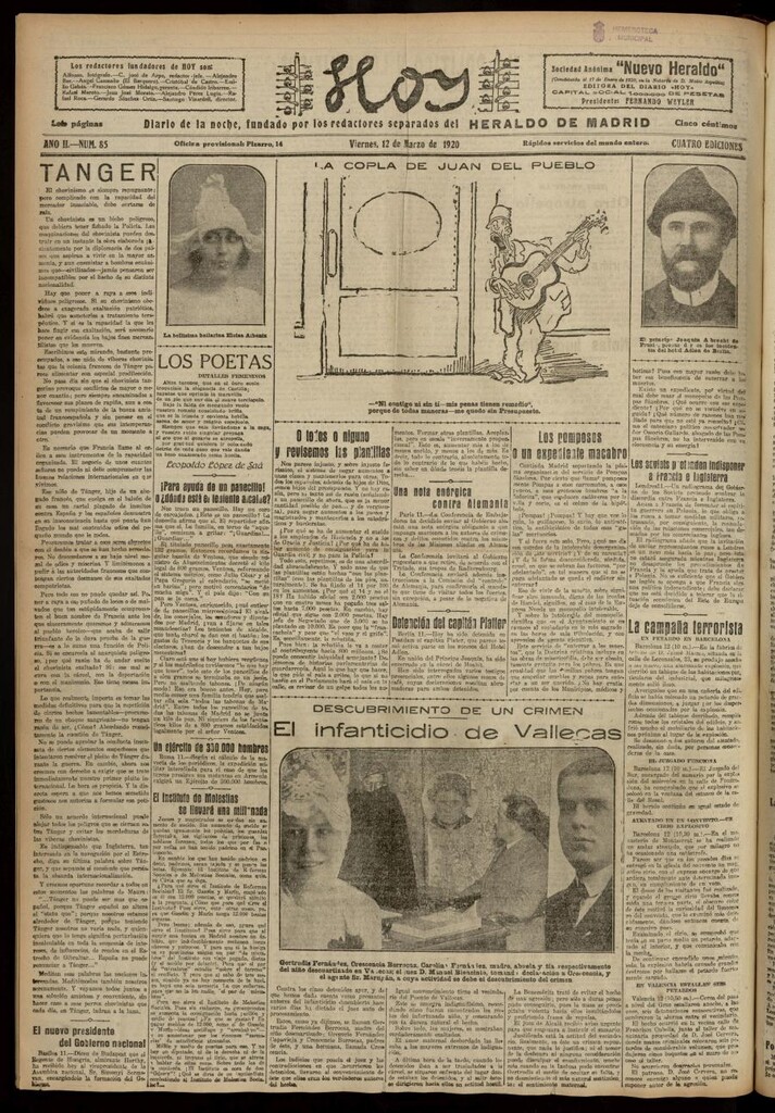 Miniatura de Hoy del 12 de marzo de 1920