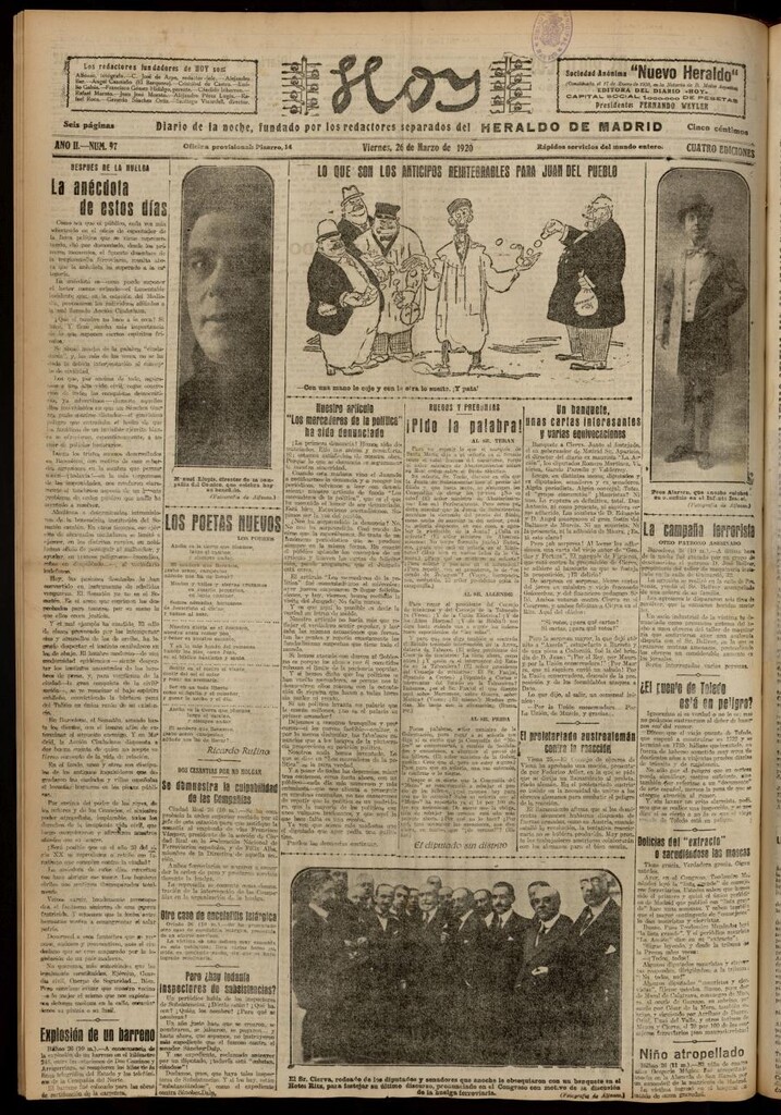 Miniatura de Hoy del 26 de marzo de 1920