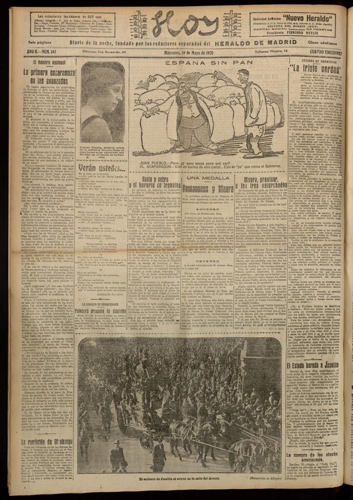 Miniatura de Hoy del 19 de mayo de 1920