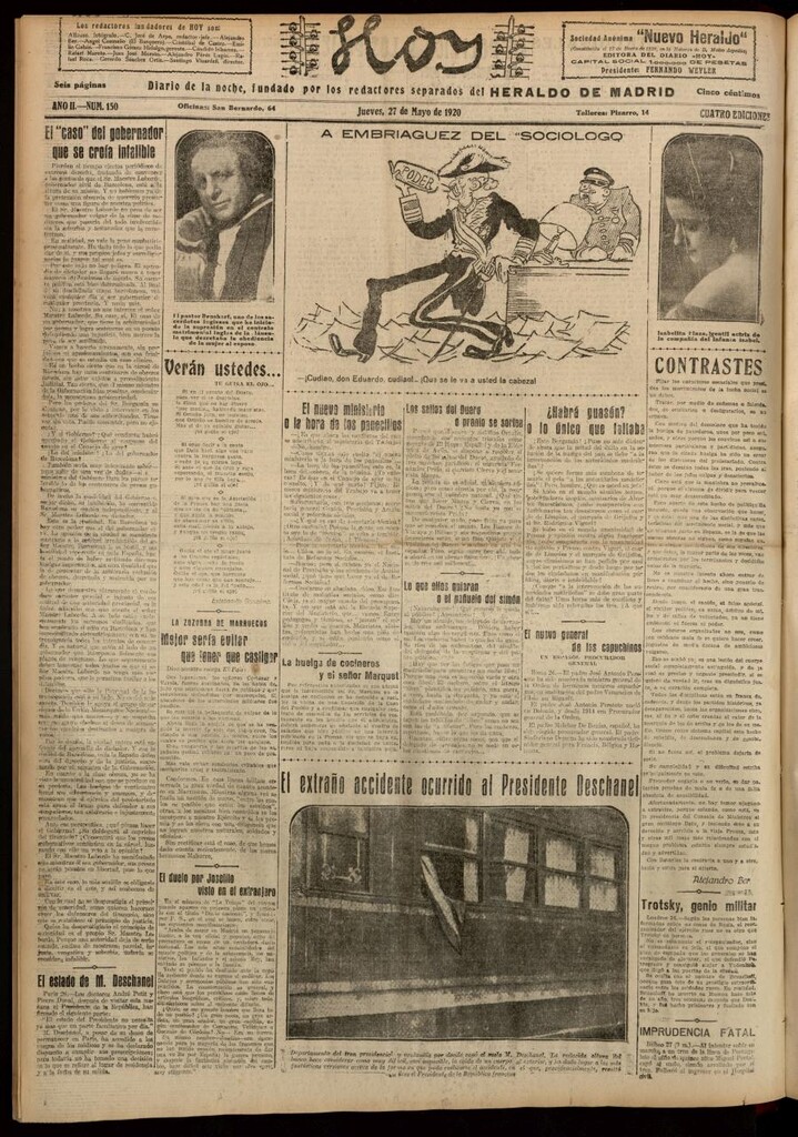 Miniatura de Hoy del 27 de mayo de 1920
