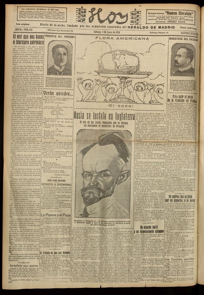 Miniatura de Hoy del 5 de junio de 1920
