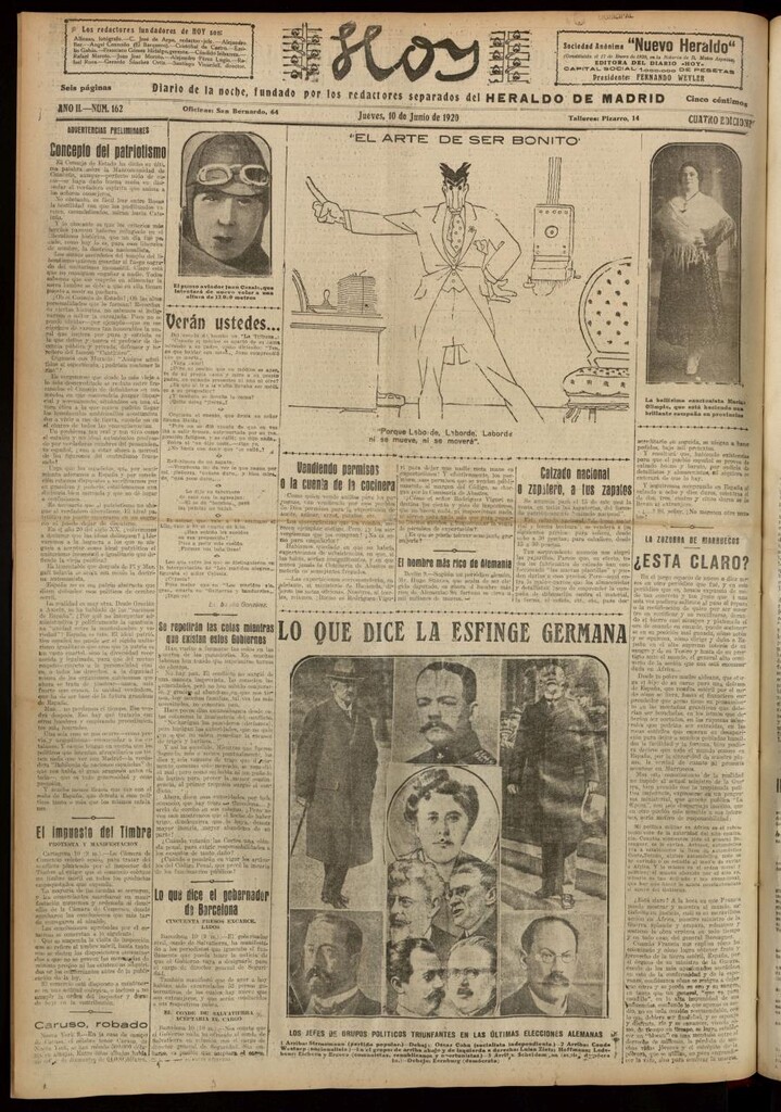 Miniatura de Hoy del 10 de junio de 1920