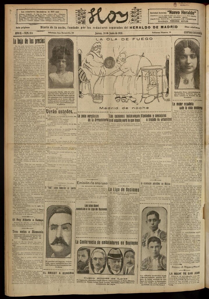 Miniatura de Hoy del 24 de junio de 1920