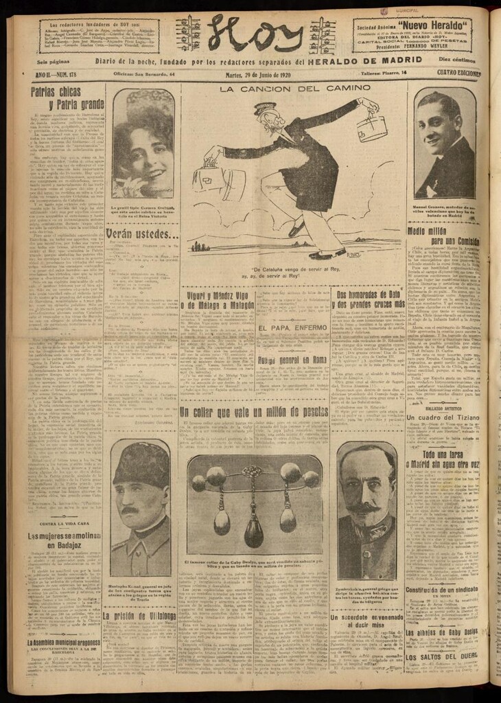 Miniatura de Hoy del 29 de junio de 1920