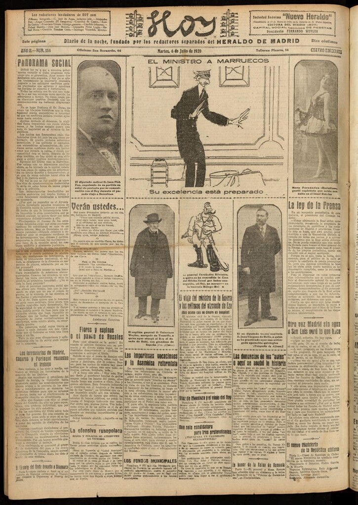 Miniatura de Hoy del 6 de julio de 1920