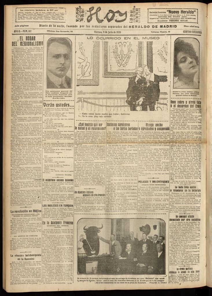 Miniatura de Hoy del 9 de julio de 1920