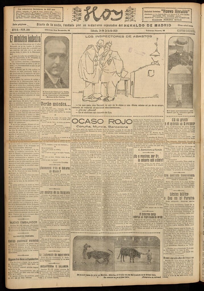 Miniatura de Hoy del 24 de julio de 1920