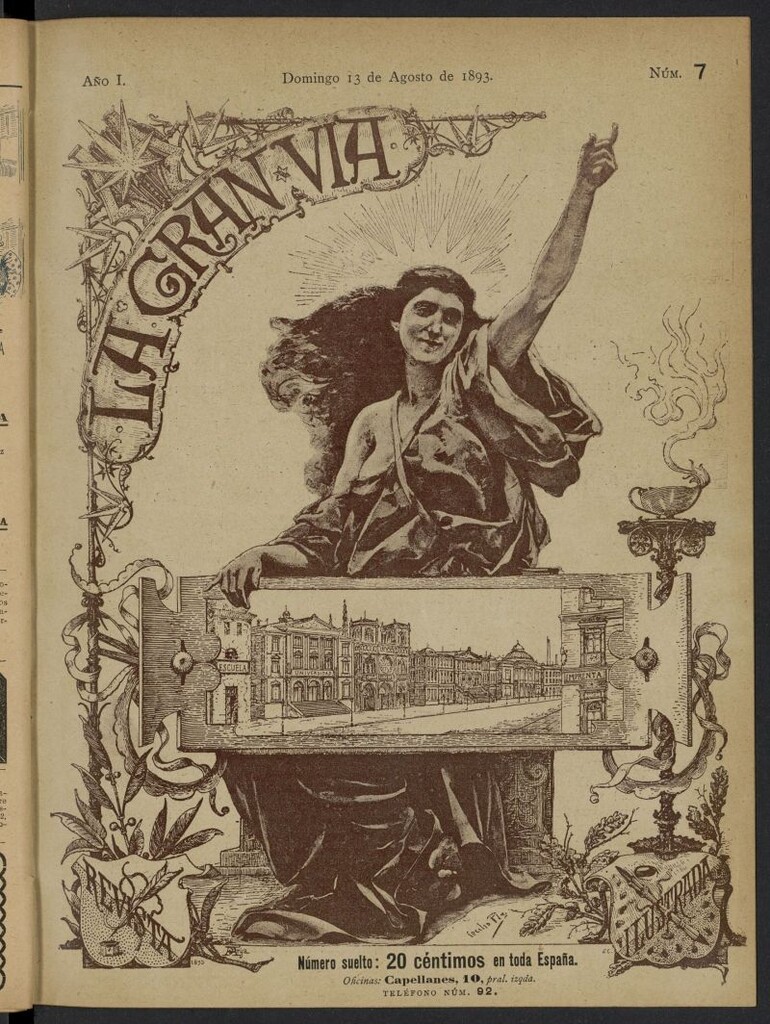Miniatura de La Gran Vía: revista semanal ilustrada del 13 de agosto de 1893, nº 7
