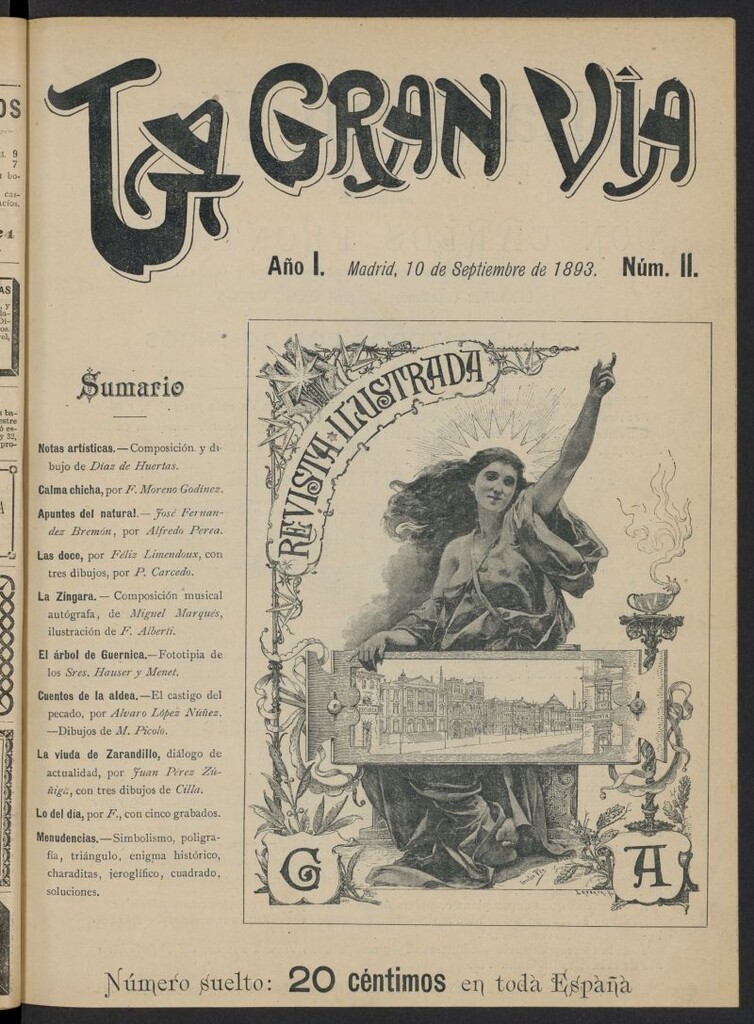 Miniatura de La Gran Vía: revista semanal ilustrada del 10 de septiembre de 1893, nº 11