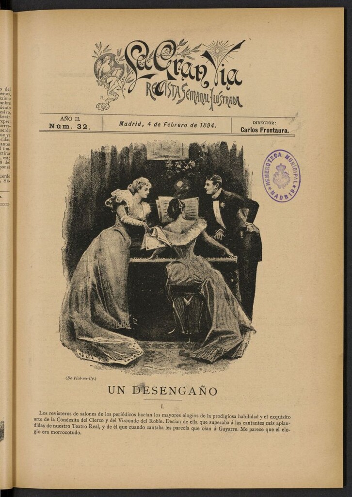 Miniatura de La Gran Vía: revista semanal ilustrada del 4 de febrero de 1894, nº 32