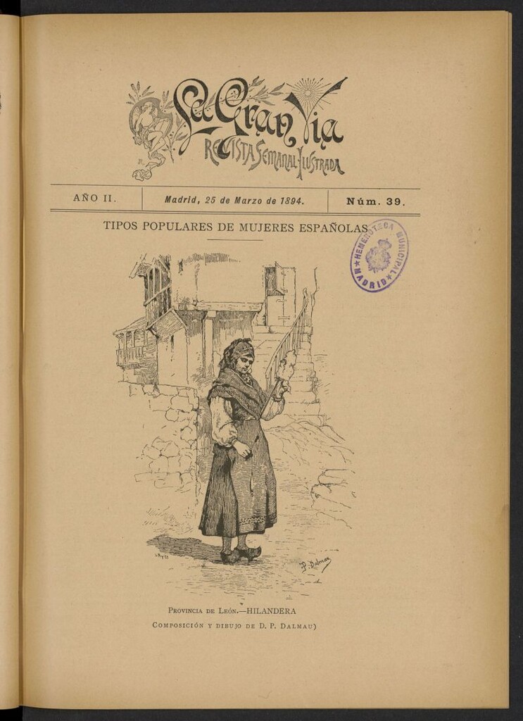 Miniatura de La Gran Vía: revista semanal ilustrada del 25 de marzo de 1894, nº 39