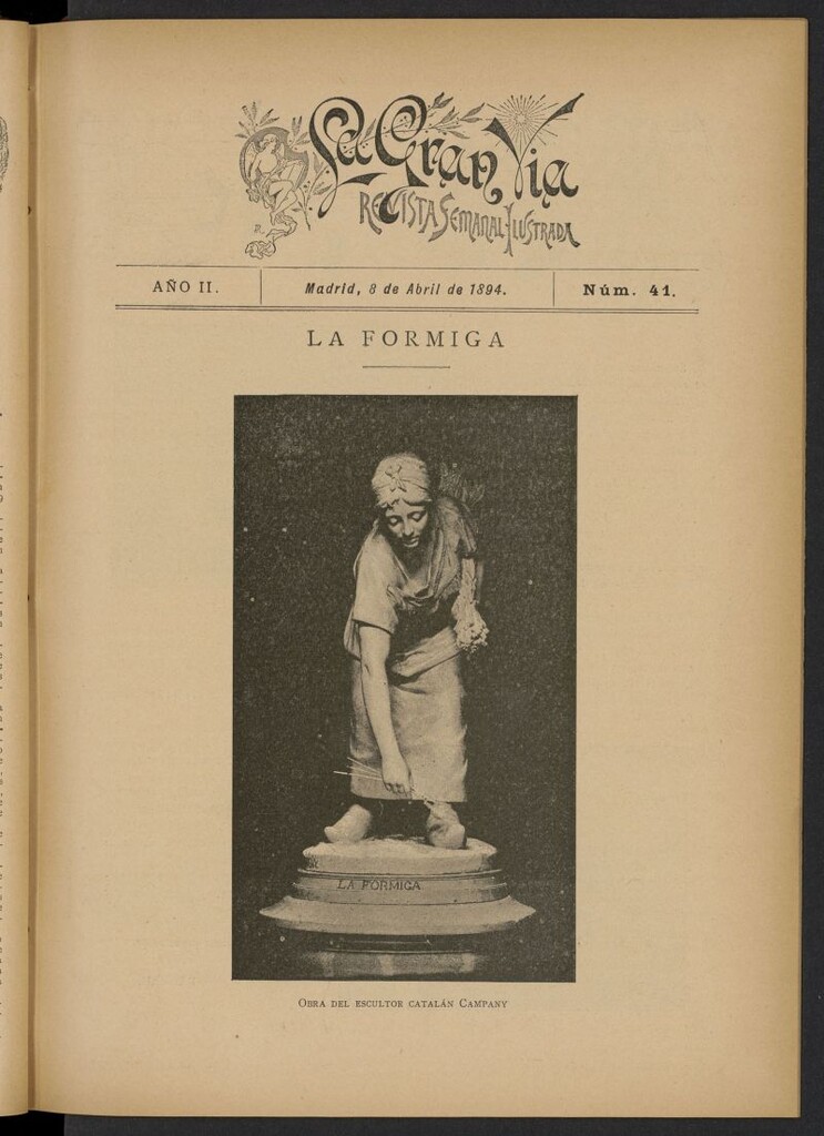 Miniatura de La Gran Vía: revista semanal ilustrada del 8 de abril de 1894, nº 41