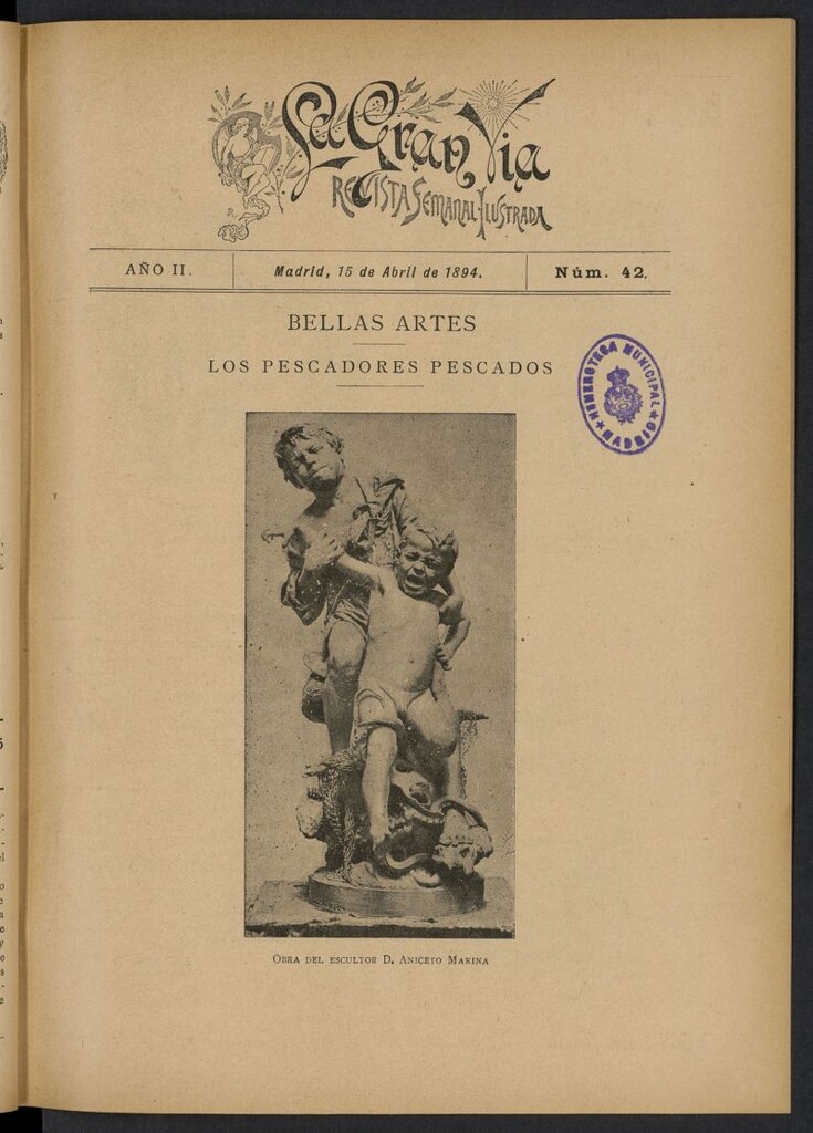 Miniatura de La Gran Vía: revista semanal ilustrada del 15 de abril de 1894, nº 42