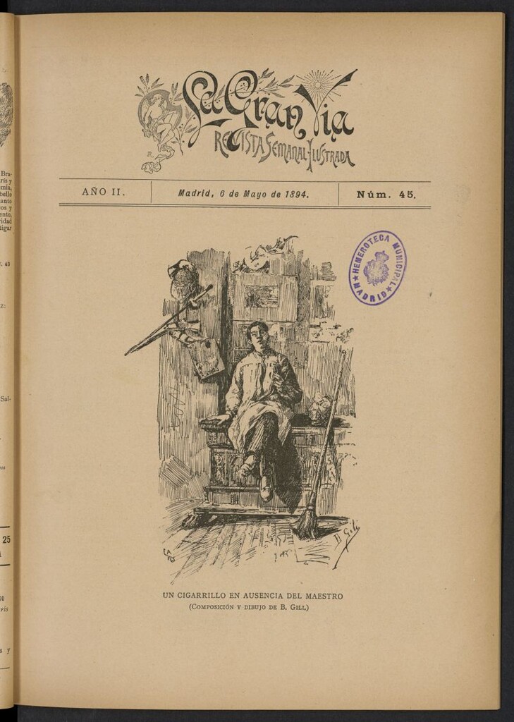 Miniatura de La Gran Vía: revista semanal ilustrada del 6 de mayo de 1894, nº 45
