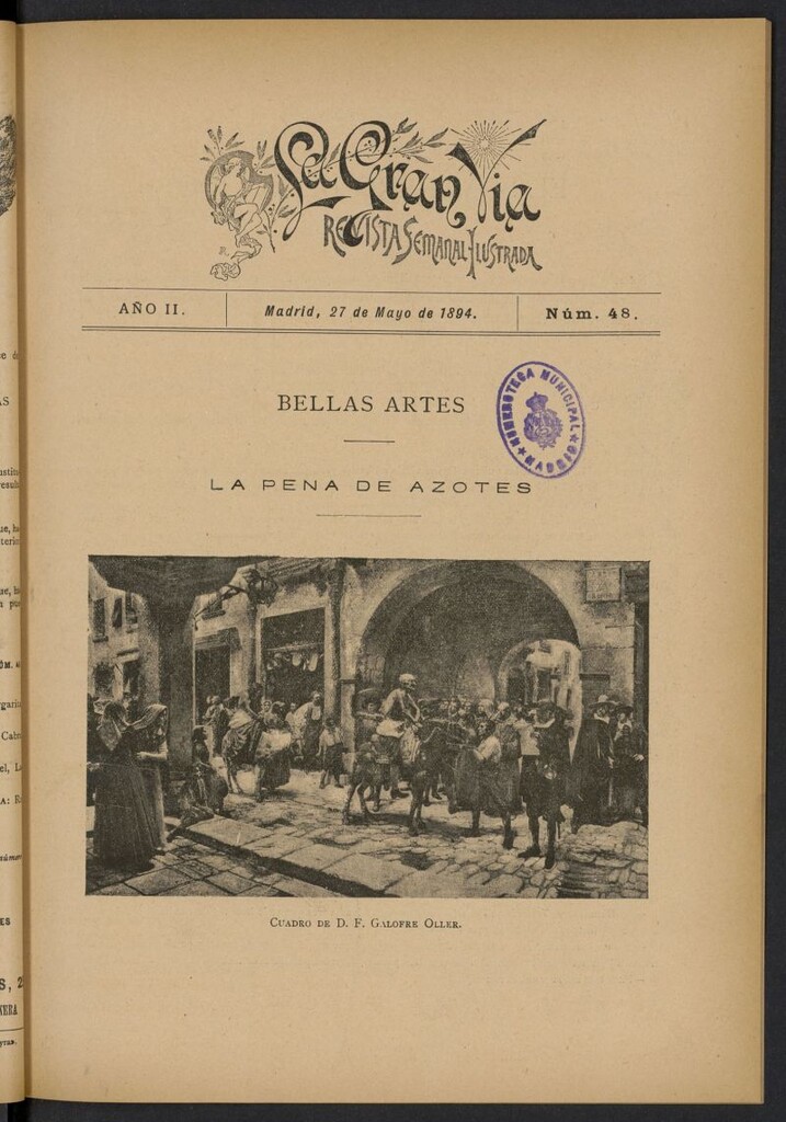 Miniatura de La Gran Vía: revista semanal ilustrada del 27 de mayo de 1894, nº 48