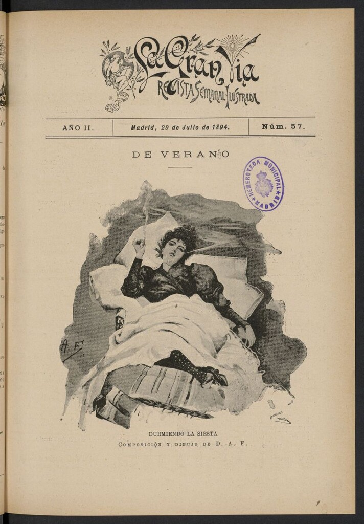 Miniatura de La Gran Vía: revista semanal ilustrada del 29 de julio de 1894, nº 57