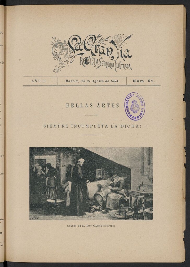 Miniatura de La Gran Vía: revista semanal ilustrada del 26 de agosto de 1894, nº 61