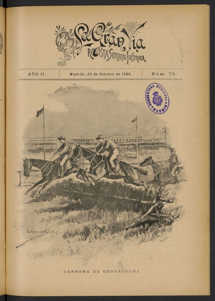 Miniatura de La Gran Vía: revista semanal ilustrada del 28 de octubre de 1894, nº 70